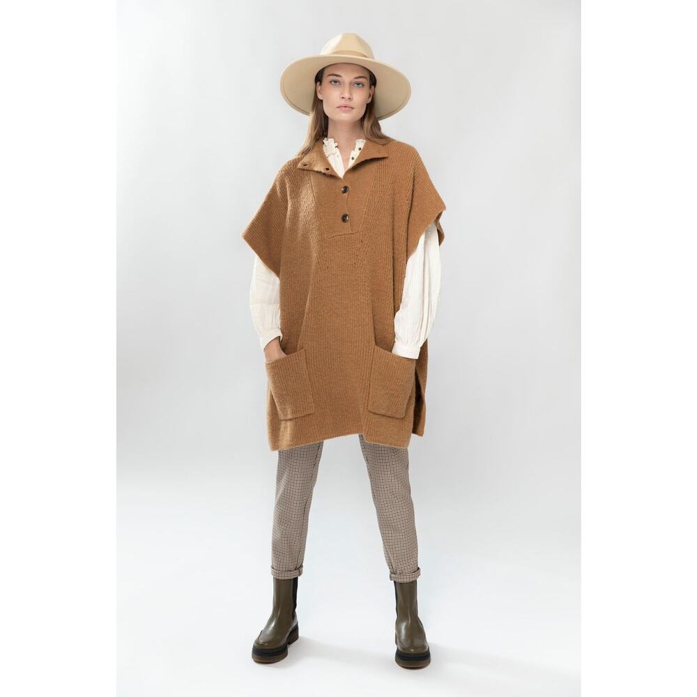 Brixton Joanna Women's Wool Felt Light Khaki Fedora Hat Size M NWOT
